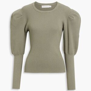 Jonathan Simkhai Levy Sweater in Sage Green